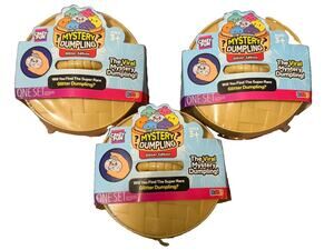 🔥Crazy Fun The Original Mystery Dumpling Glitter Edition 3 Pk Viral BNWT🔥